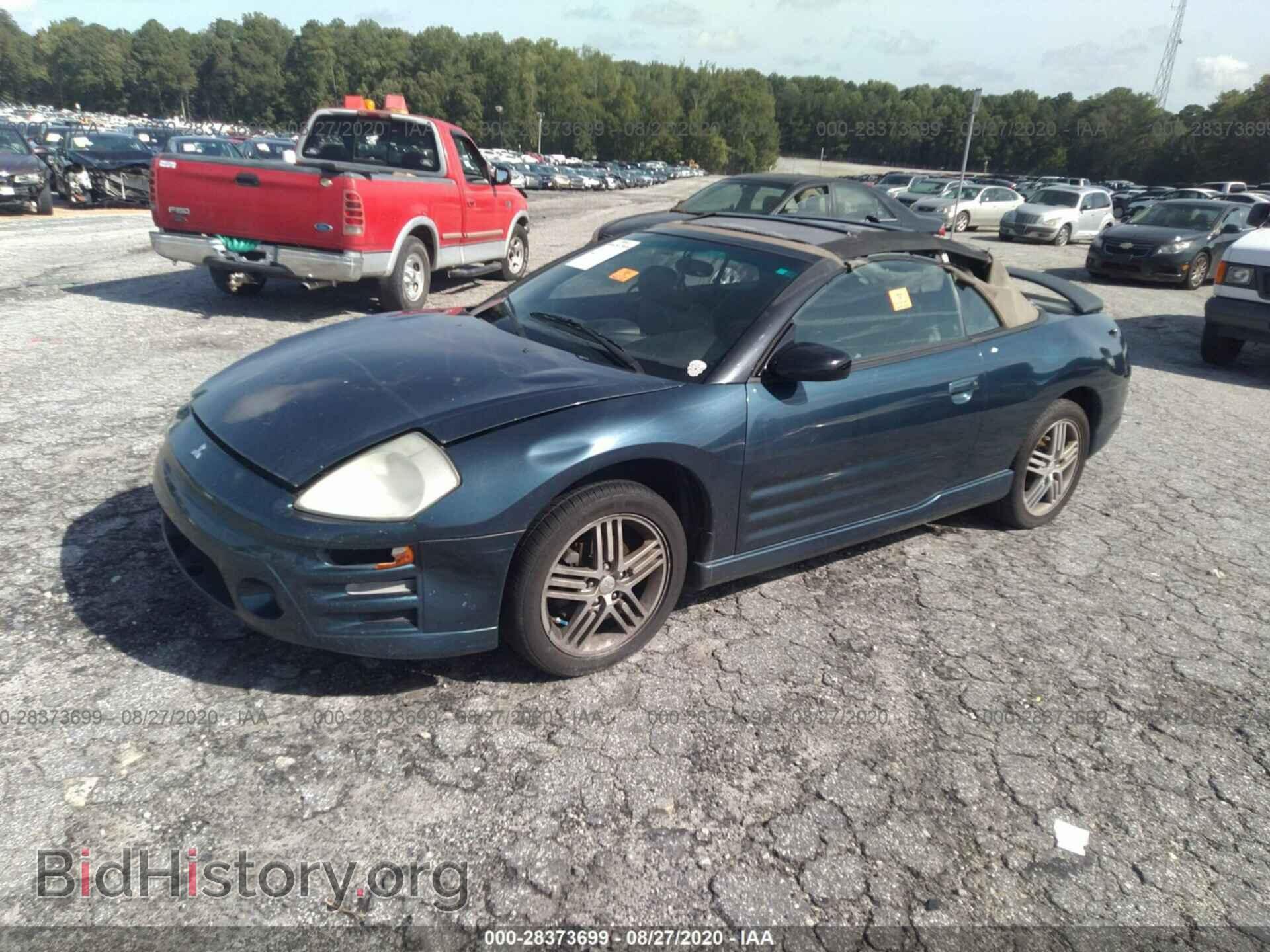 2004 MITSUBISHI ECLIPSE - VIN: 4A3AE55H64E058475 - Фото 2
