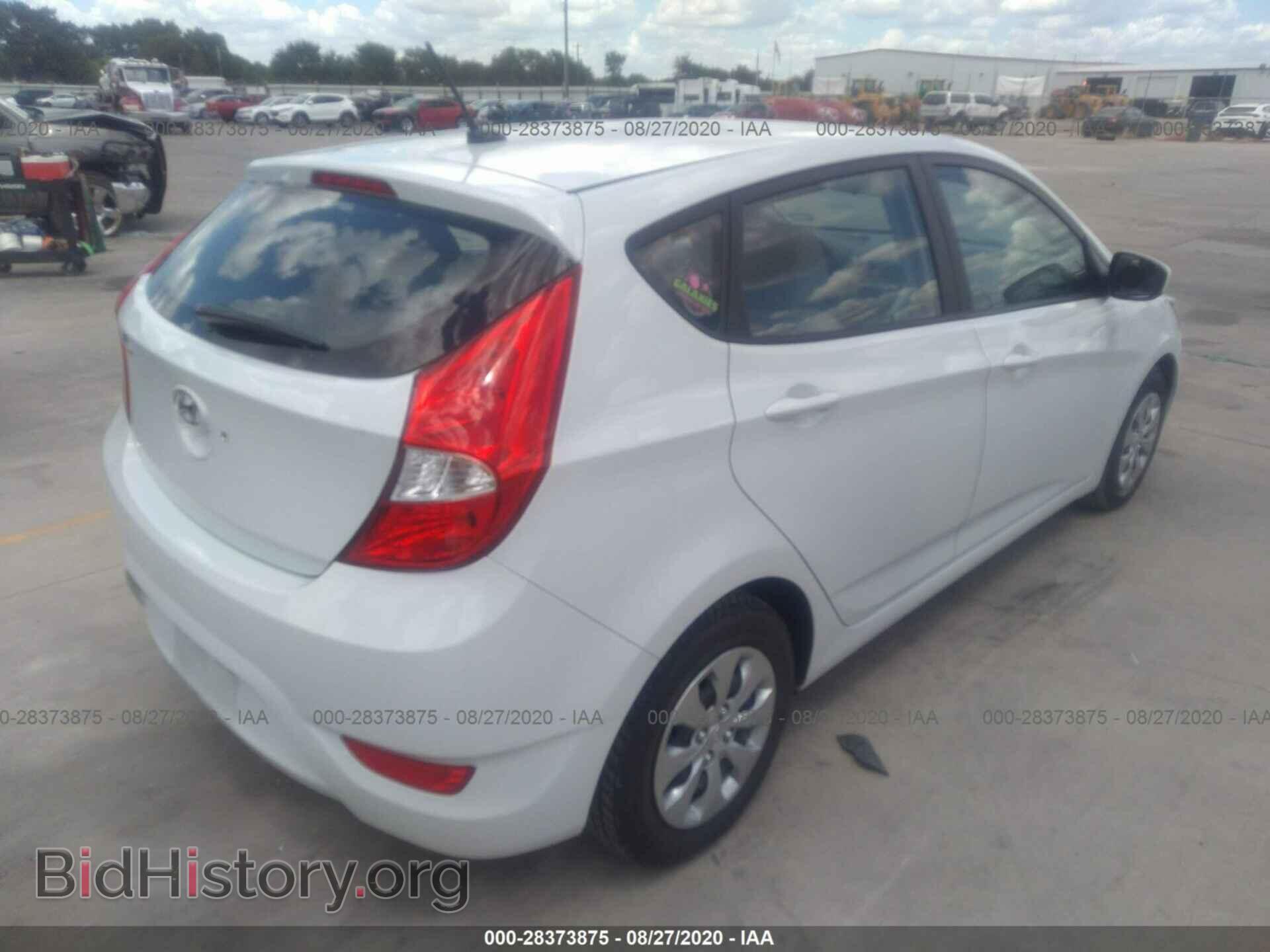 2017 HYUNDAI ACCENT - VIN: KMHCT5AEXHU363983 - Фото 4