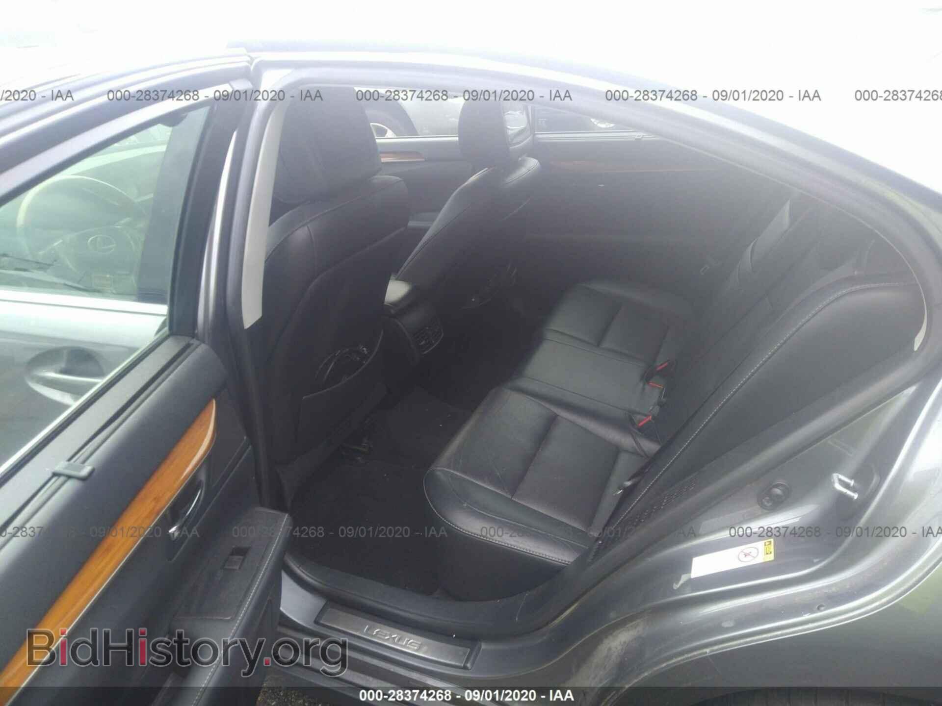 2013 LEXUS ES 300H - VIN: JTHBW1GG8D2025141 - Фото 8