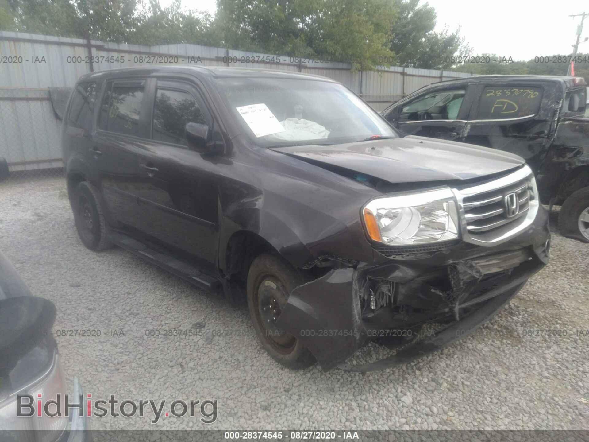 Фотография 5FNYF4H46CB015737 - HONDA PILOT 2012