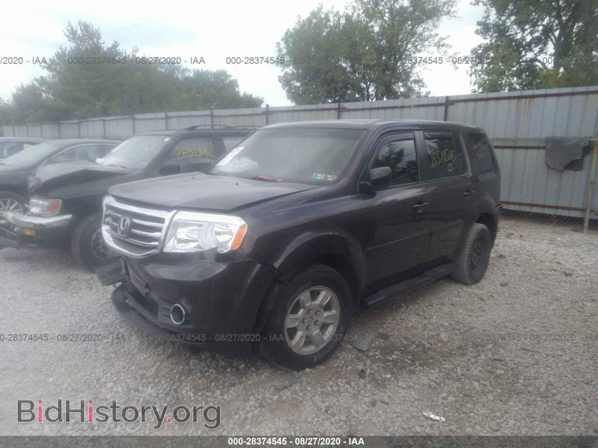 2012 HONDA PILOT - VIN: 5FNYF4H46CB015737 - Фото 2