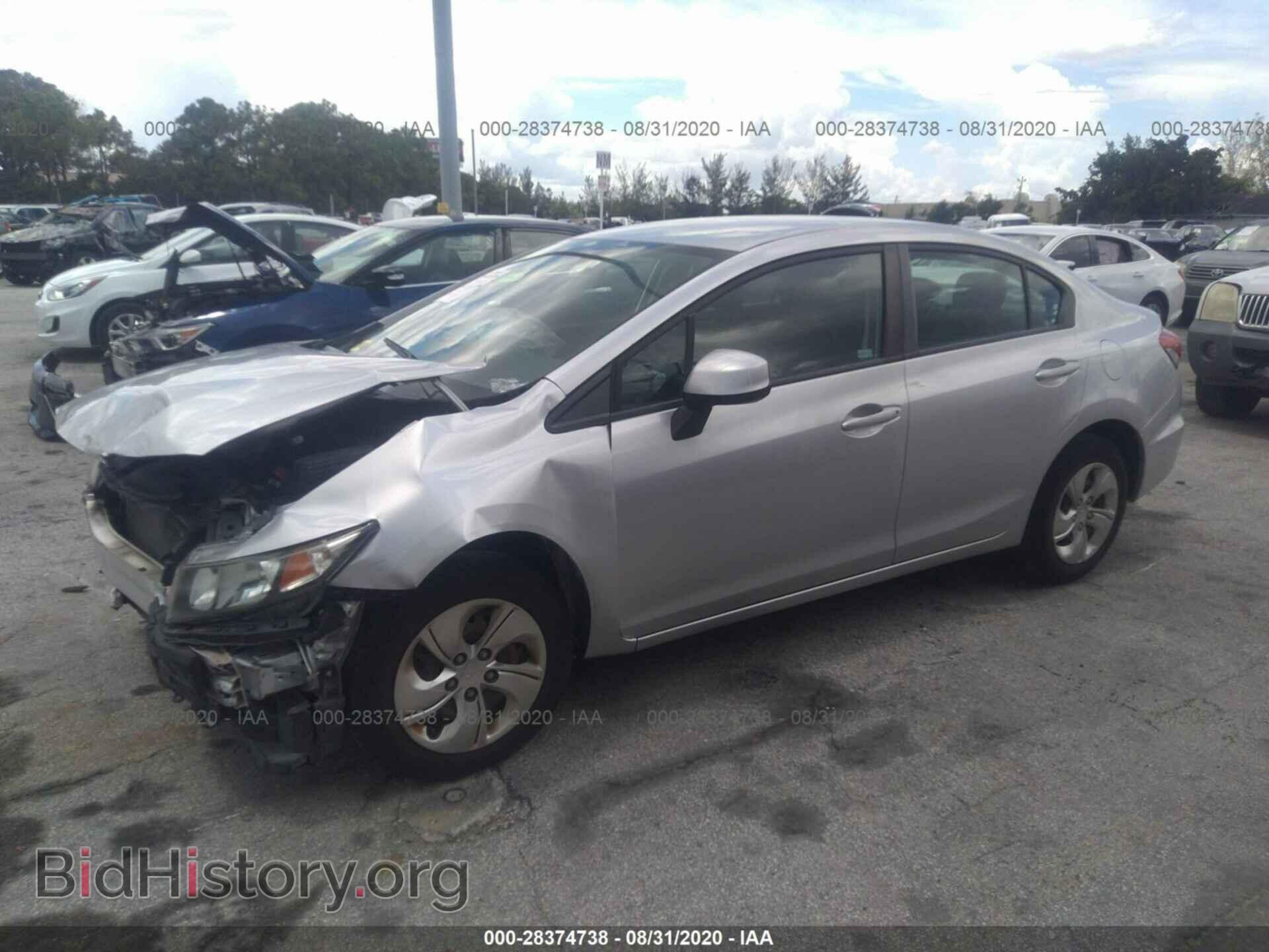 2013 HONDA CIVIC SDN - VIN: 19XFB2F59DE044479 - Фото 2