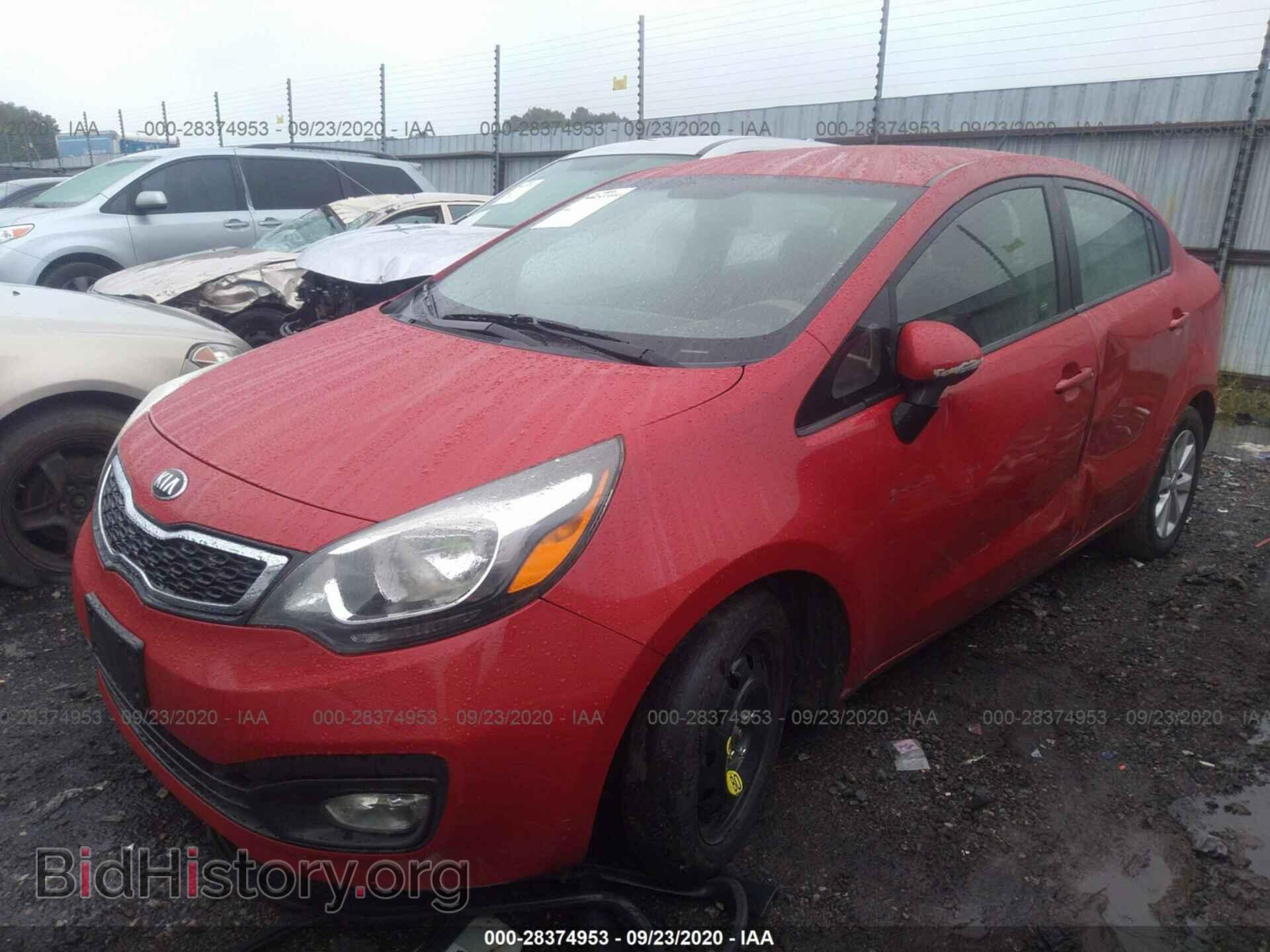2013 KIA RIO - VIN: KNADN4A33D6161168 - Фото 2