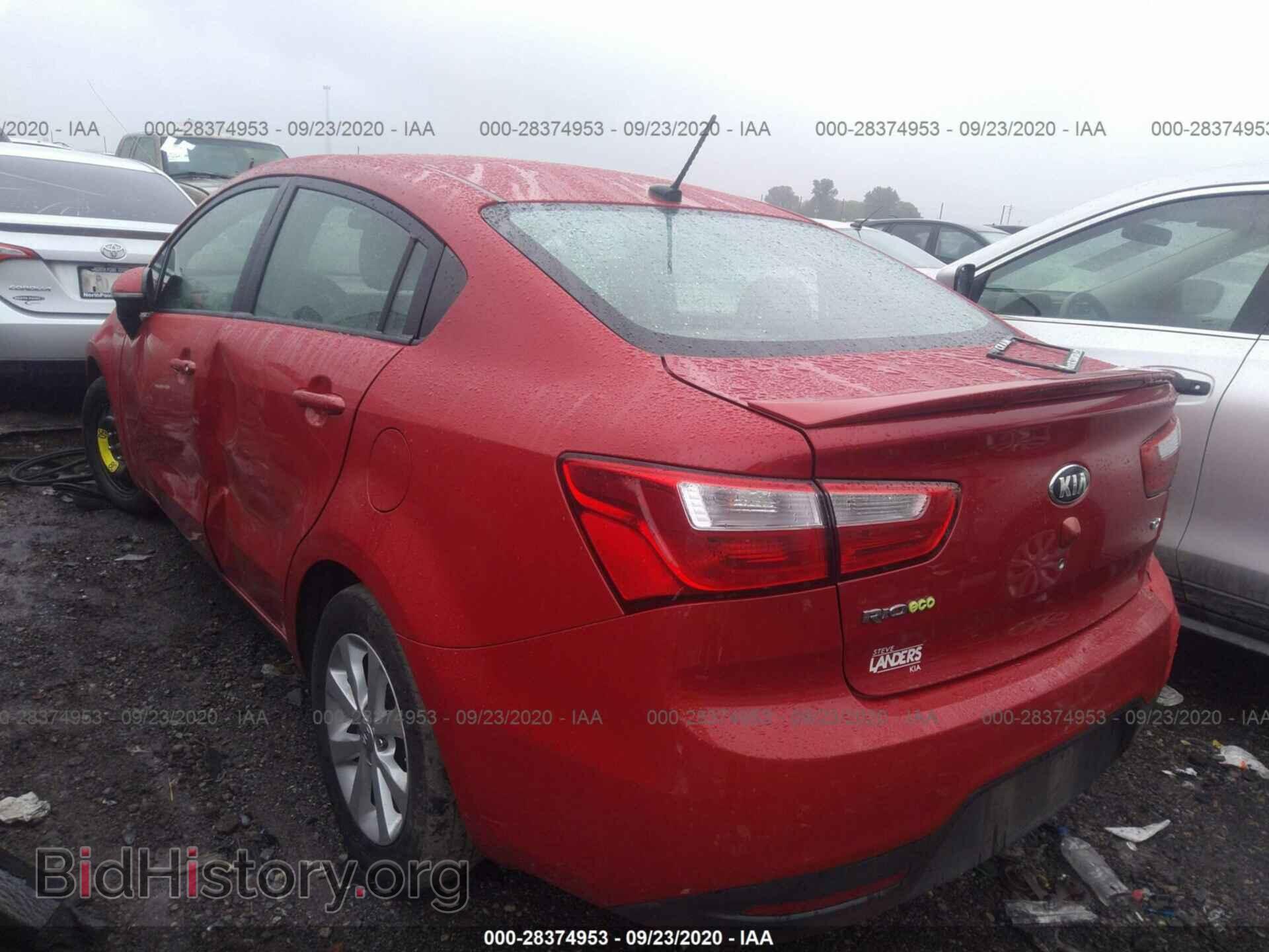 2013 KIA RIO - VIN: KNADN4A33D6161168 - Фото 3