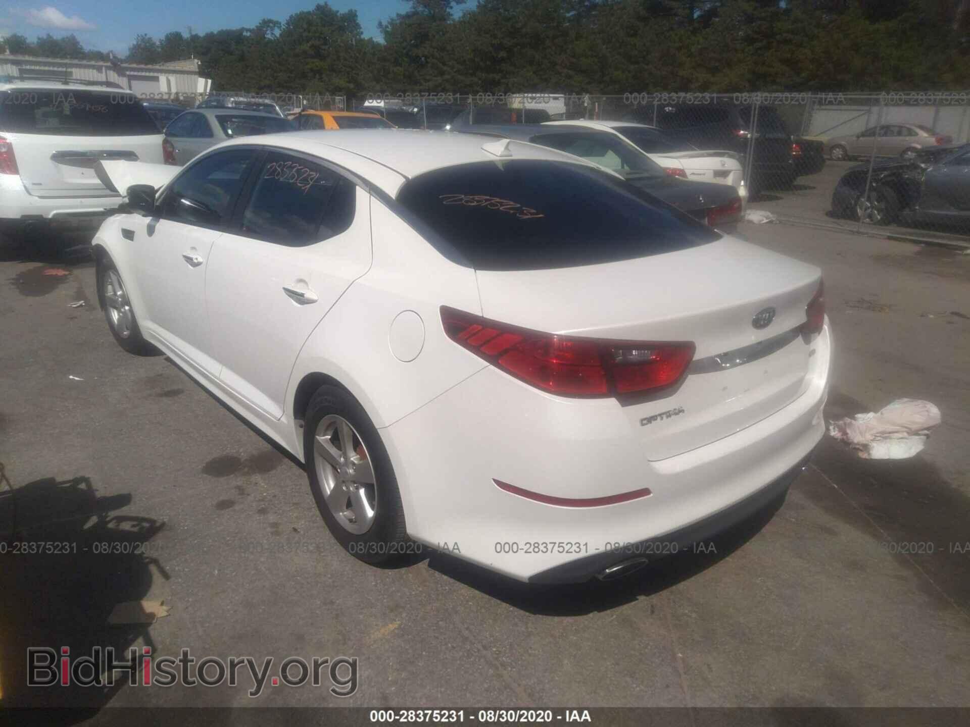 2015 KIA OPTIMA - VIN: KNAGM4A76F5539785 - Photo 3