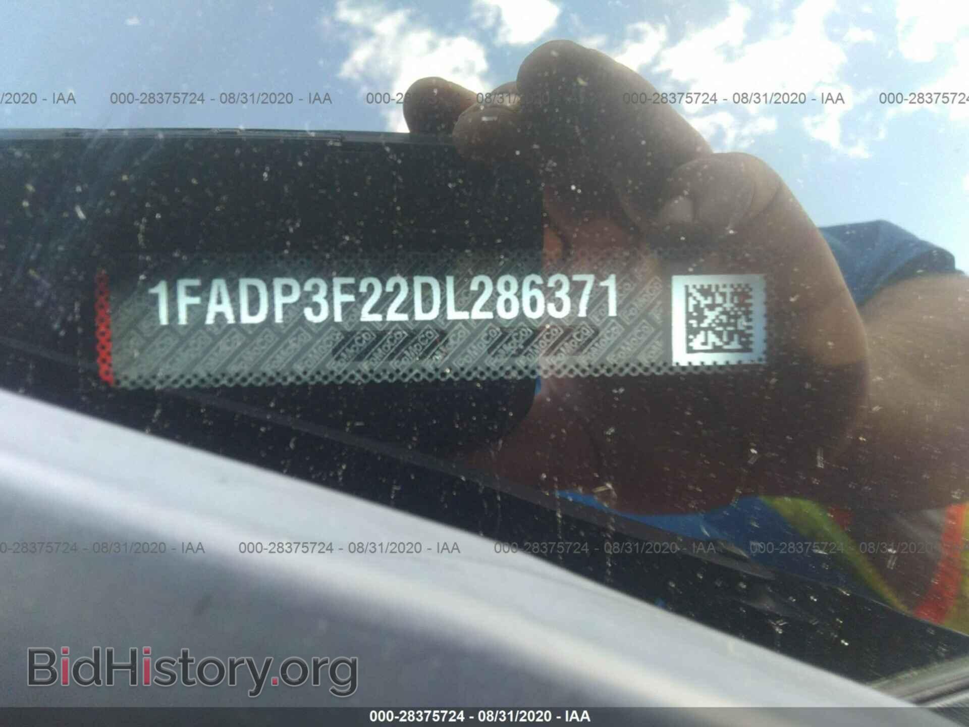 2013 FORD FOCUS - VIN: 1FADP3F22DL286371 - Фото 9