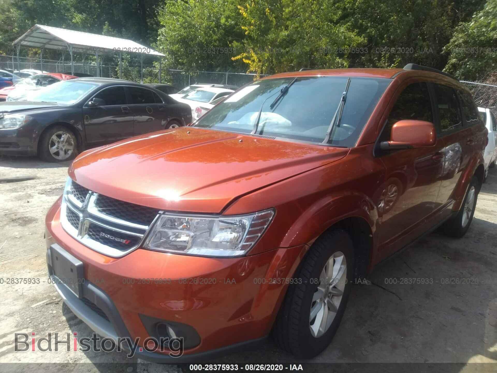2014 DODGE JOURNEY - VIN: 3C4PDCBB6ET130541 - Фото 2