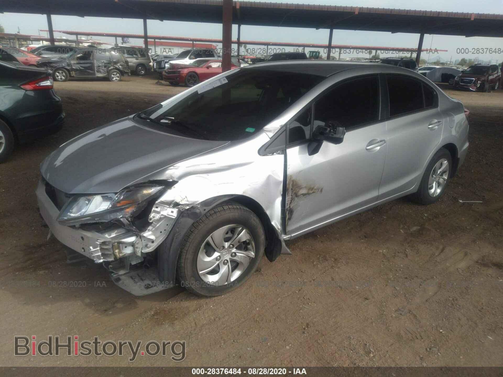 2013 HONDA CIVIC SDN - VIN: 19XFB2F55DE020504 - Фото 2