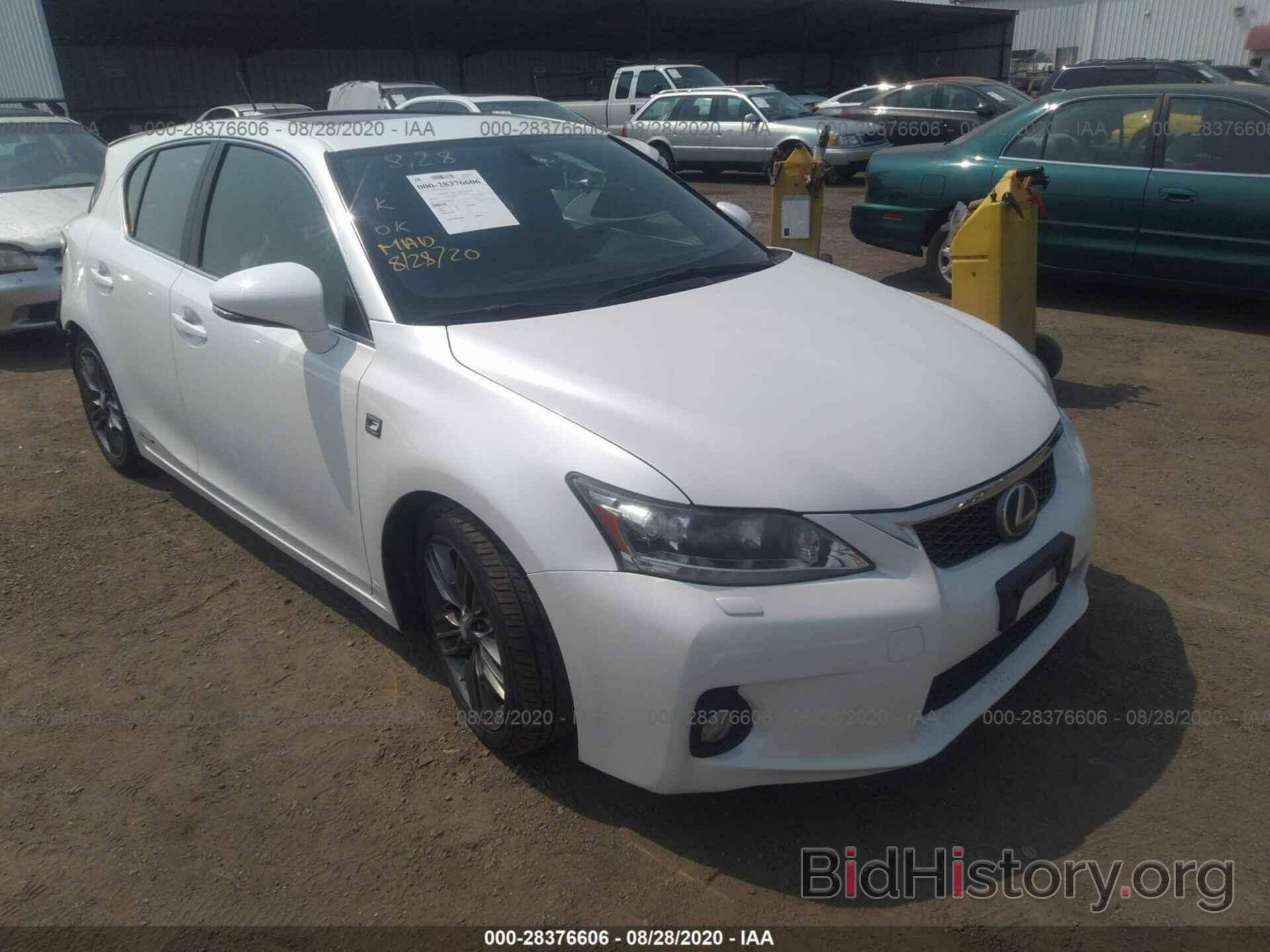 Photo JTHKD5BH5C2069321 - LEXUS CT 200H 2012