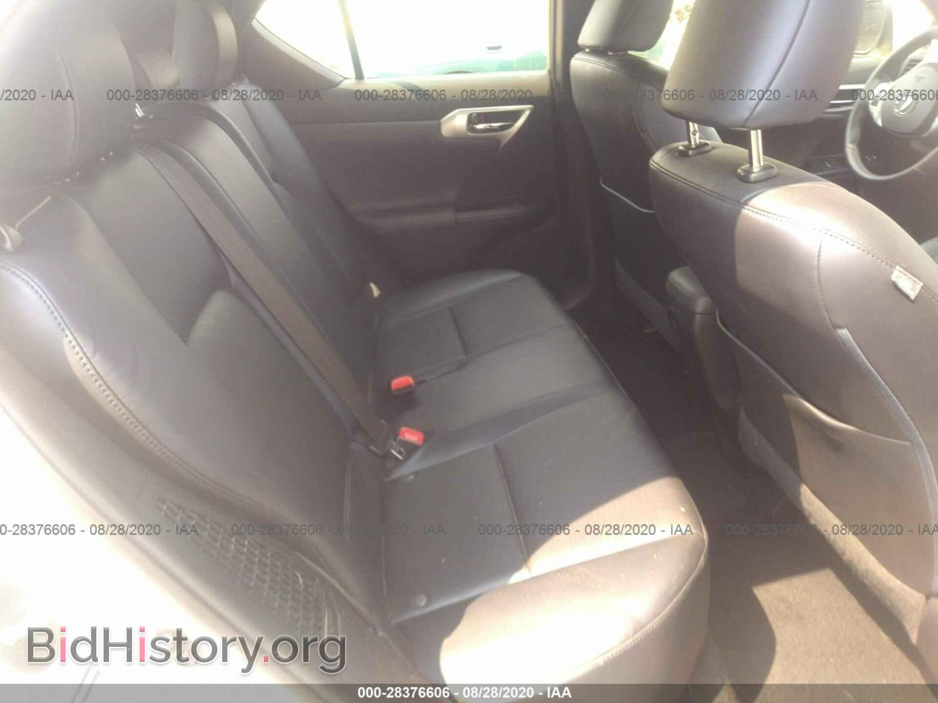 2012 LEXUS CT 200H - VIN: JTHKD5BH5C2069321 - Фото 8