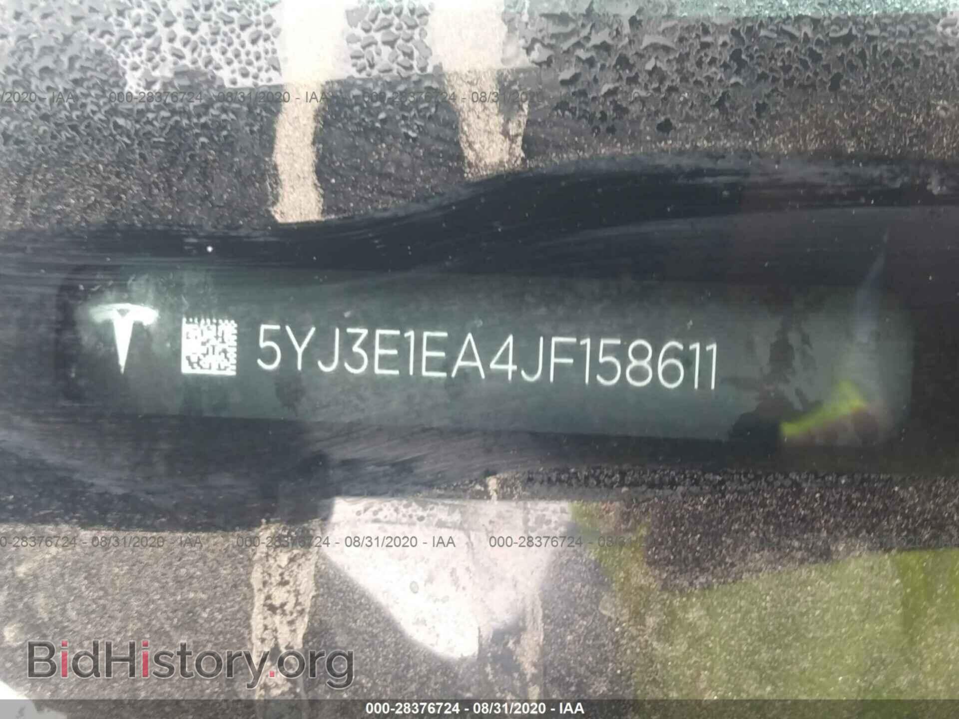 2018 TESLA MODEL 3 - VIN: 5YJ3E1EA4JF158611 - Photo 9