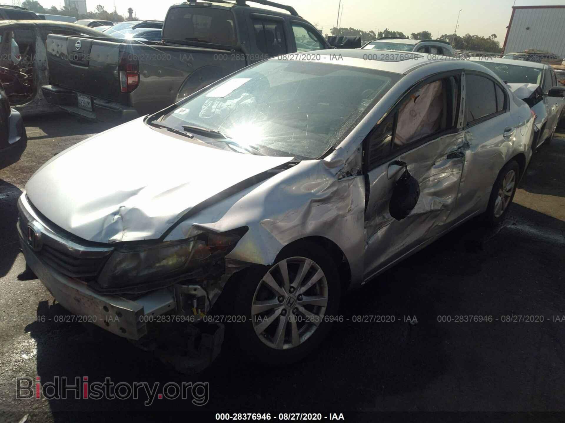 2012 HONDA CIVIC SDN - VIN: 19XFB2F95CE329861 - Фото 2