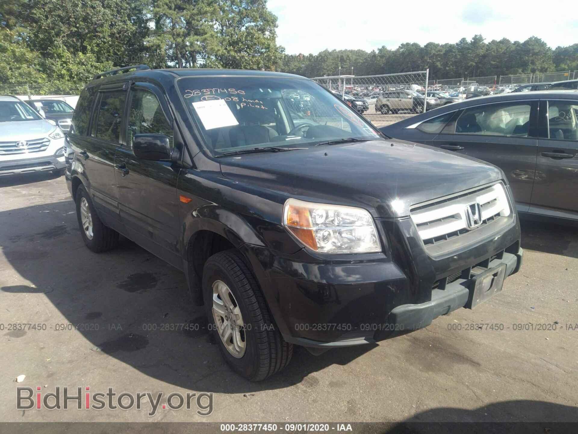 Фотография 5FNYF18268B053988 - HONDA PILOT 2008