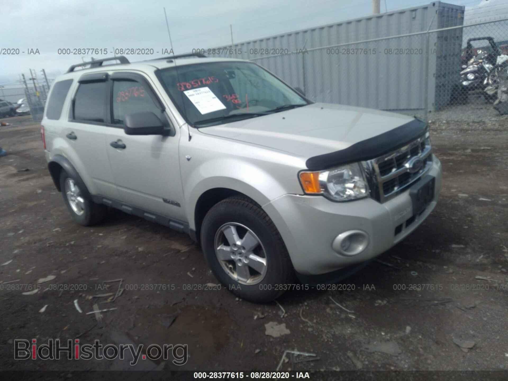 Photo 1FMCU93178KC66508 - FORD ESCAPE 2008