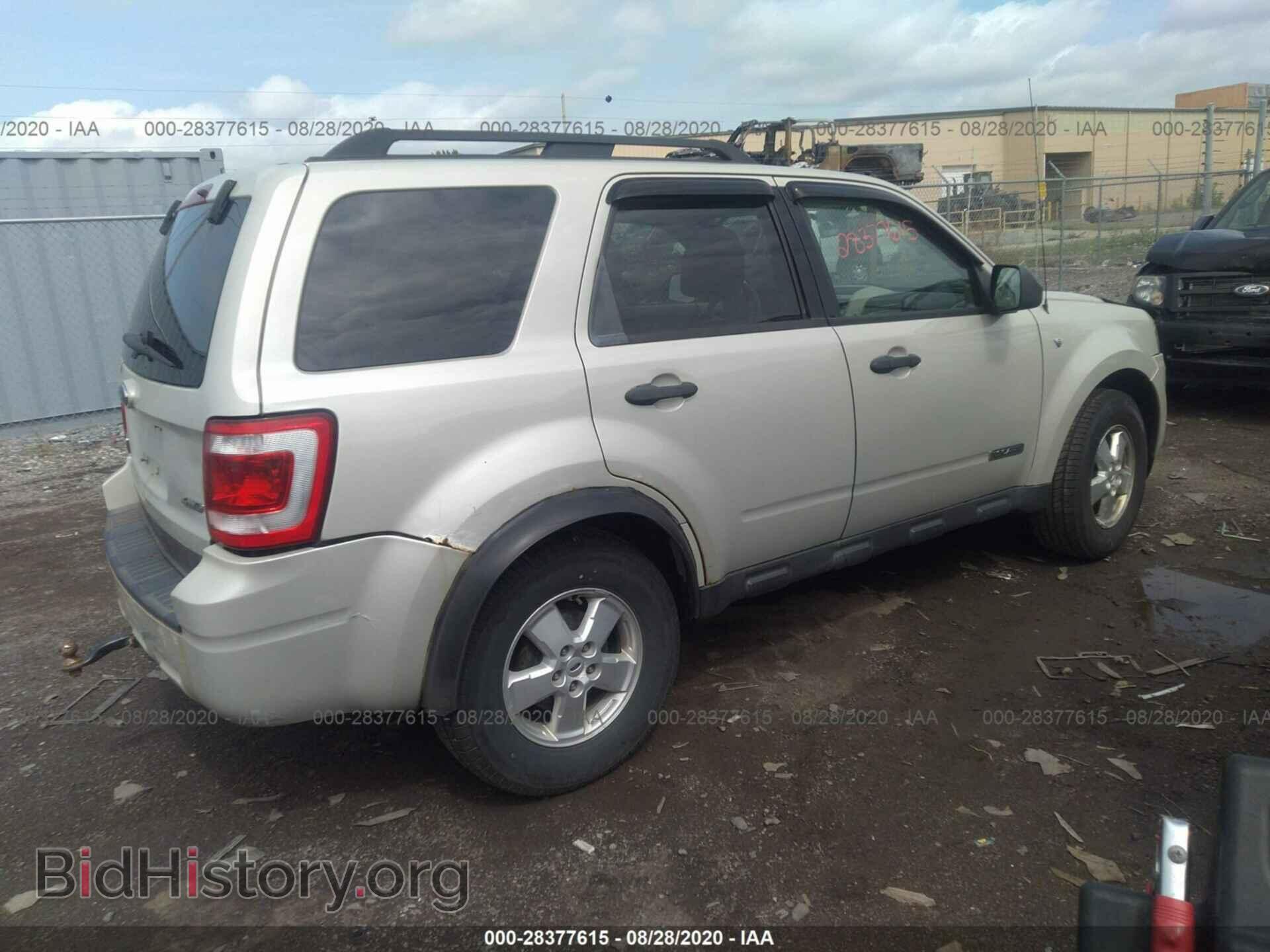 2008 FORD ESCAPE - VIN: 1FMCU93178KC66508 - Фото 4