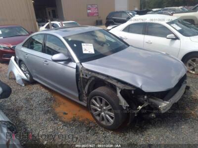 2016 Audi A6 2.0T Premium, silver — VIN WAUCFAFC4GN085633, IAAI