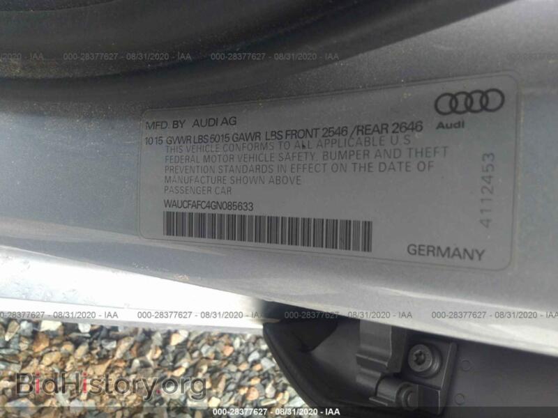 2016 Audi A6 (VIN WAUCFAFC4GN085633) — photo 9 of 12