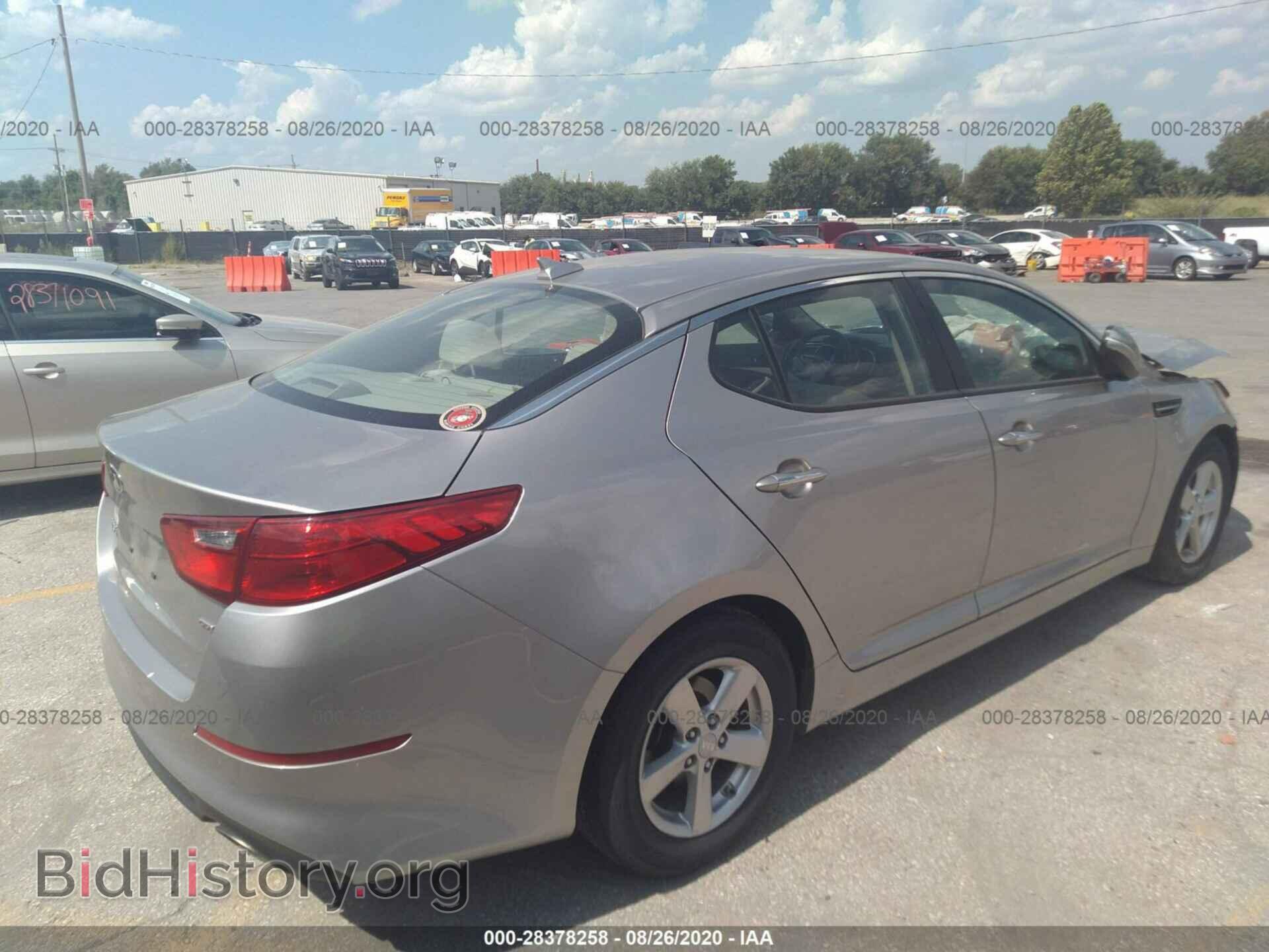 2015 KIA OPTIMA - VIN: KNAGM4A72F5531537 - Photo 4