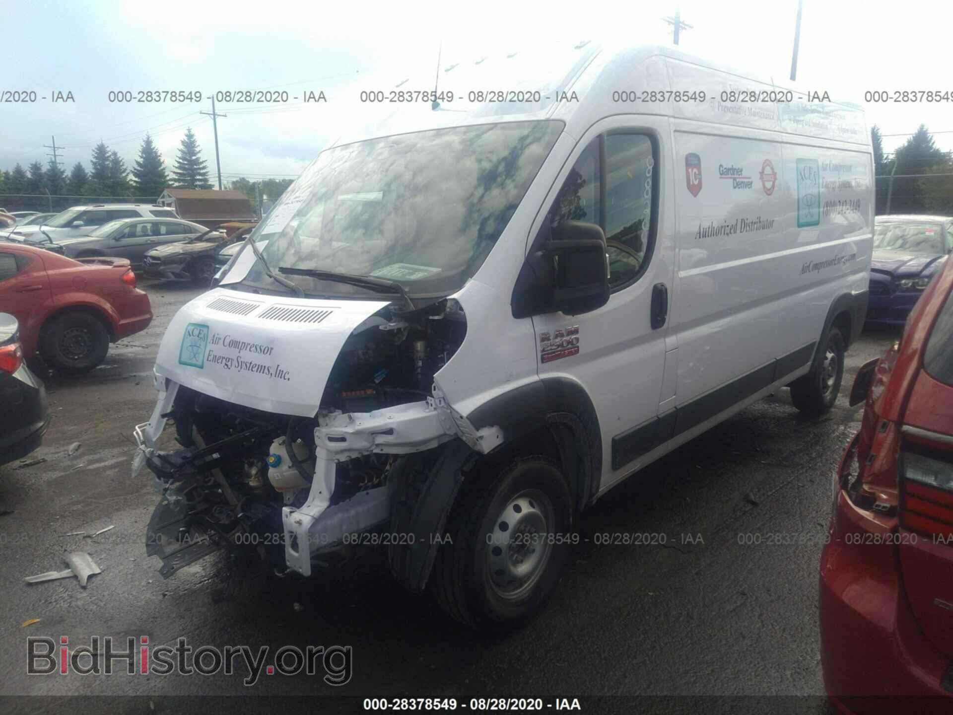 2018 RAM PROMASTER CARGO VAN - VIN: 3C6TRVDG7JE156513 - Фото 2