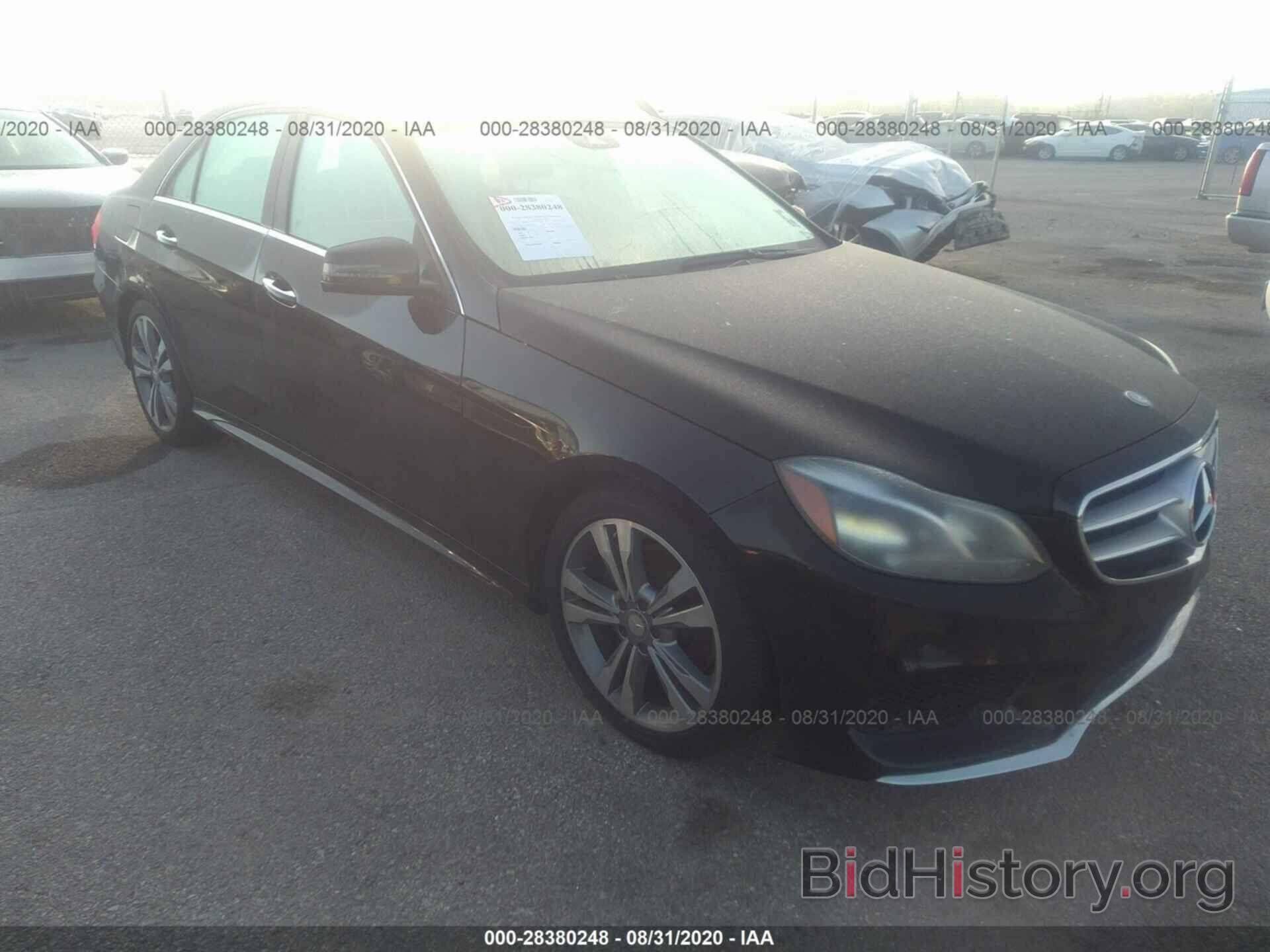 Photo WDDHF5KB9EA899431 - MERCEDES-BENZ E-CLASS 2014