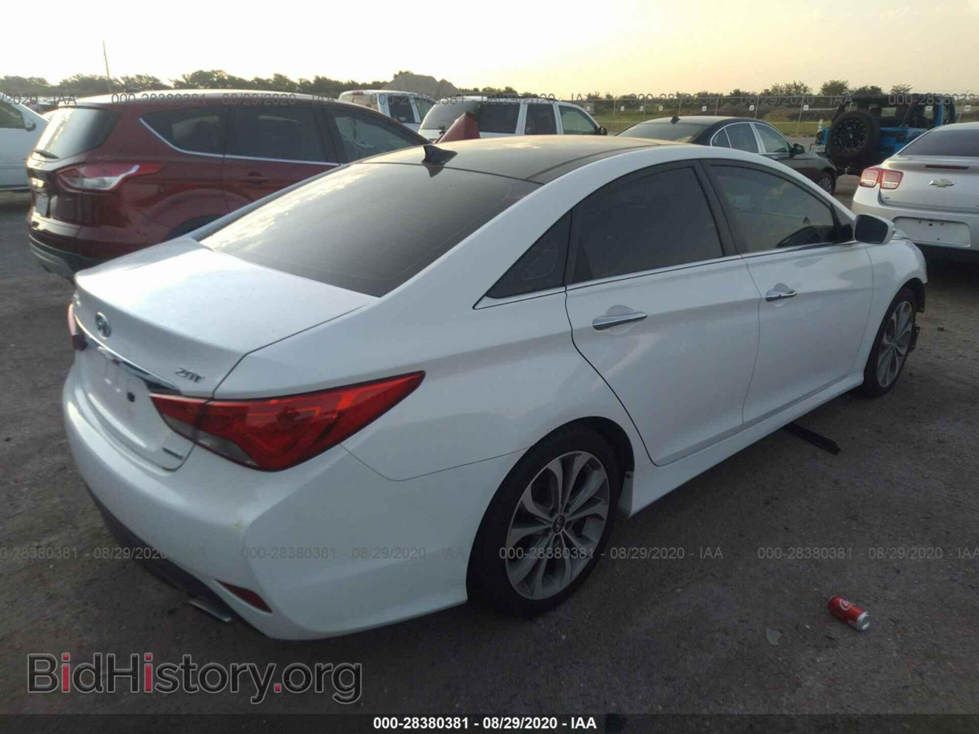 2014 HYUNDAI SONATA - VIN: 5NPEC4AB4EH818877 - Фото 4