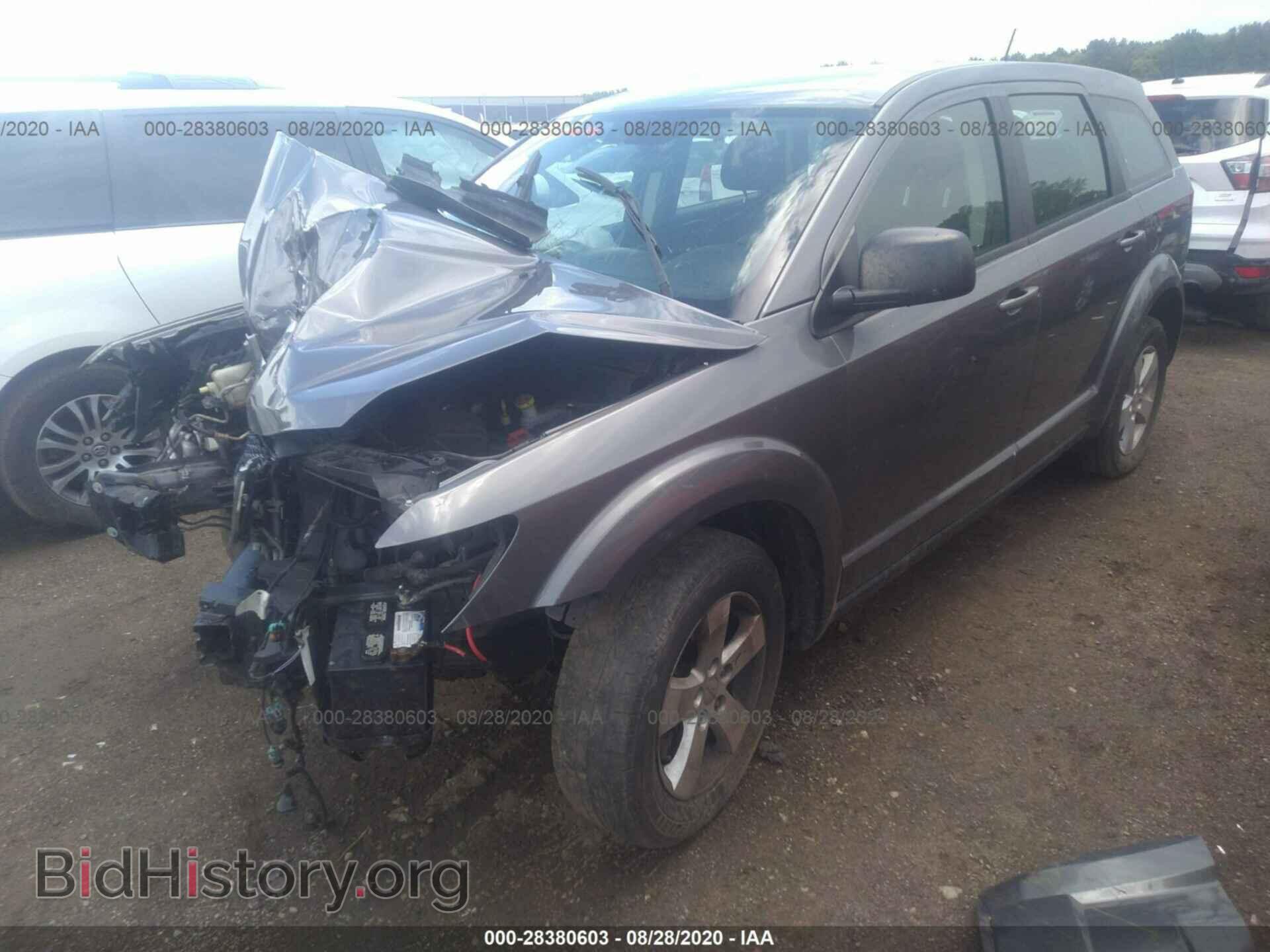 2013 DODGE JOURNEY - VIN: 3C4PDCAB2DT502408 - Фото 2