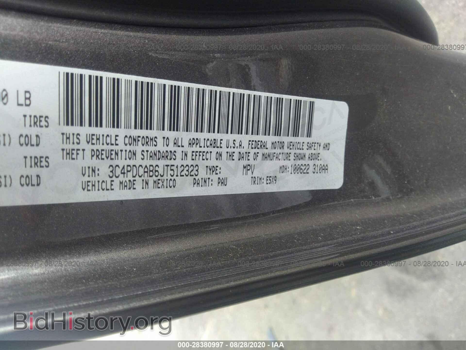 2018 DODGE JOURNEY - VIN: 3C4PDCAB6JT512323 - Photo 9