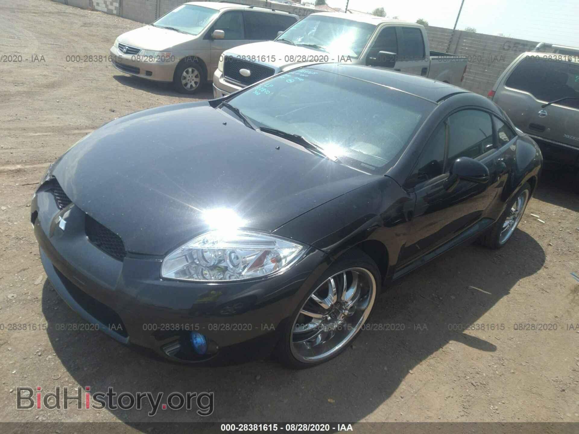 2008 MITSUBISHI ECLIPSE - VIN: 4A3AK24F68E031273 - Фото 2