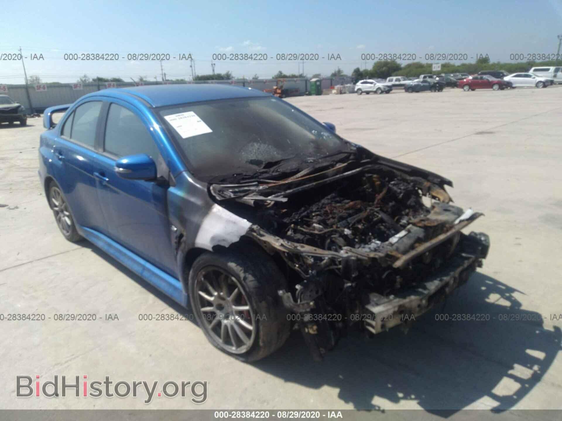 Photo JA32W8FV3FU013575 - MITSUBISHI LANCER EVOLUTION 2015