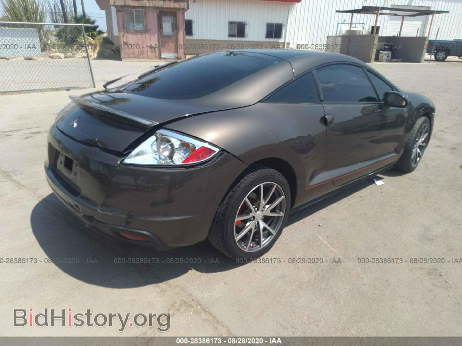 2012 MITSUBISHI ECLIPSE - VIN: 4A31K5DF2CE005215 - Фото 4