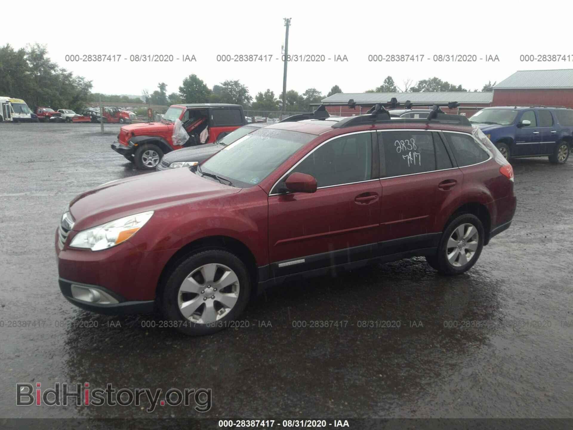 2012 SUBARU OUTBACK - VIN: 4S4BRBGC4C3208424 - Фото 2