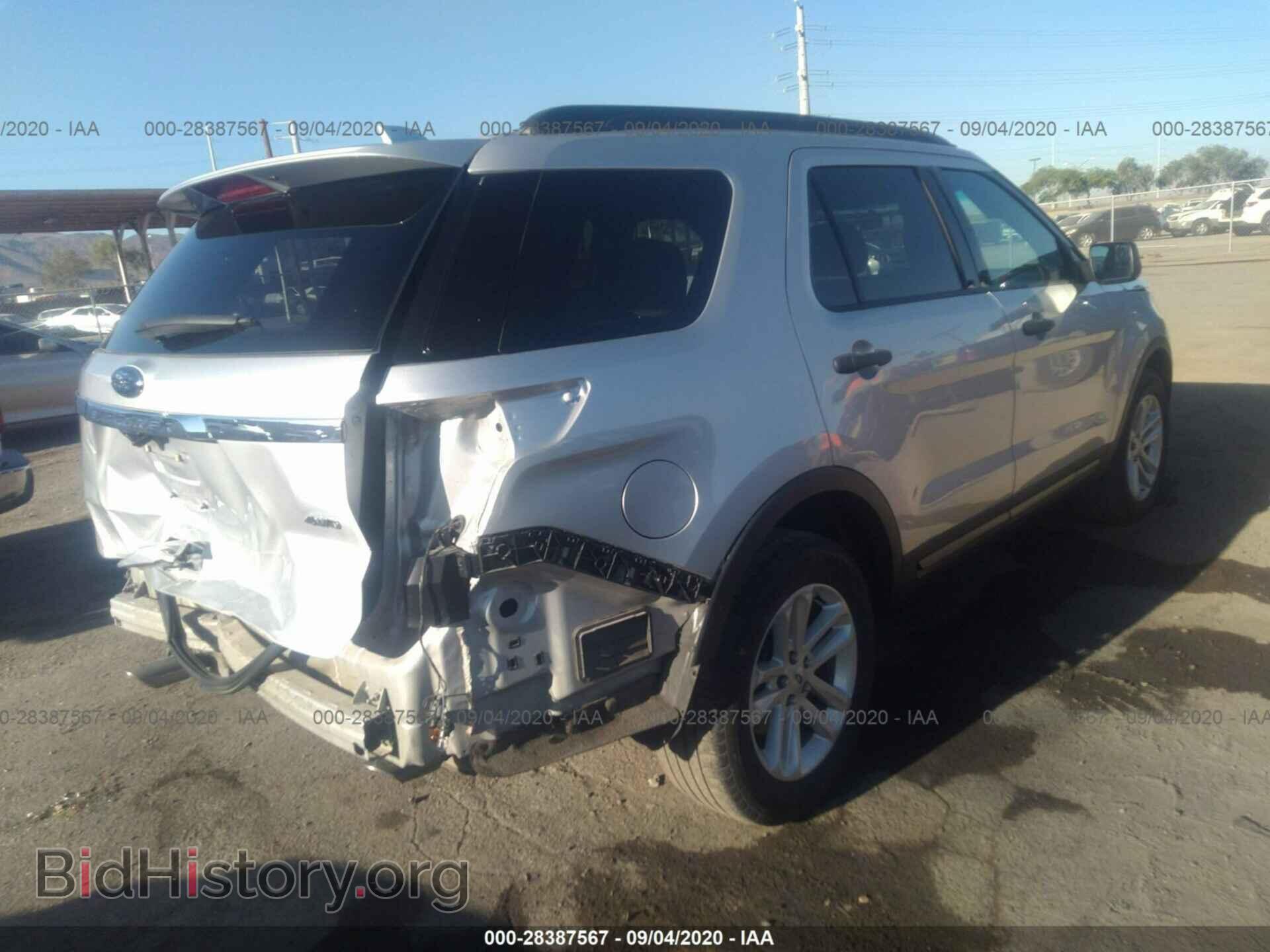 2017 FORD EXPLORER - VIN: 1FM5K8B82HGA53993 - Фото 4