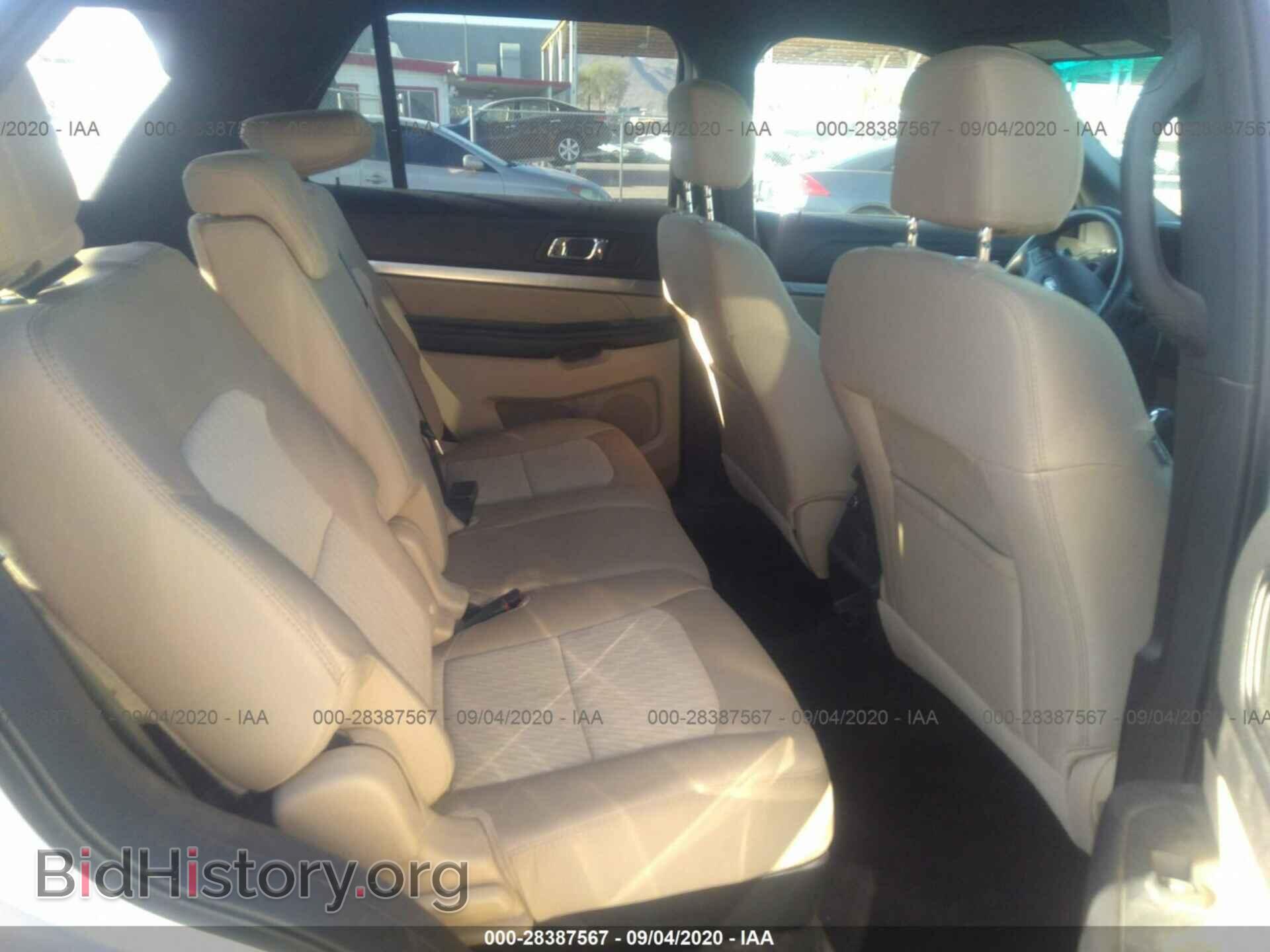 2017 FORD EXPLORER - VIN: 1FM5K8B82HGA53993 - Фото 8