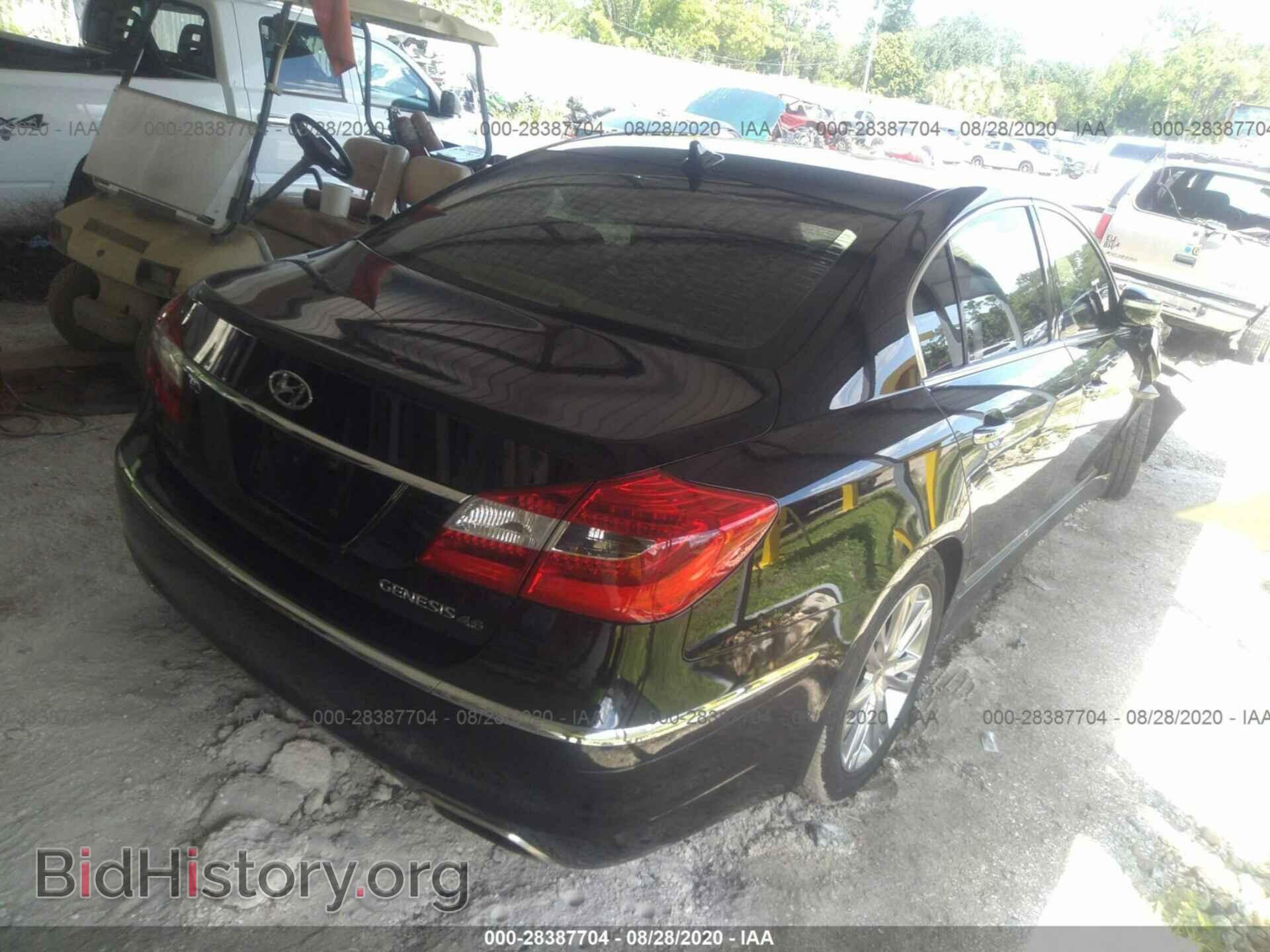 2012 HYUNDAI GENESIS - VIN: KMHGC4DF4CU204319 - Фото 4