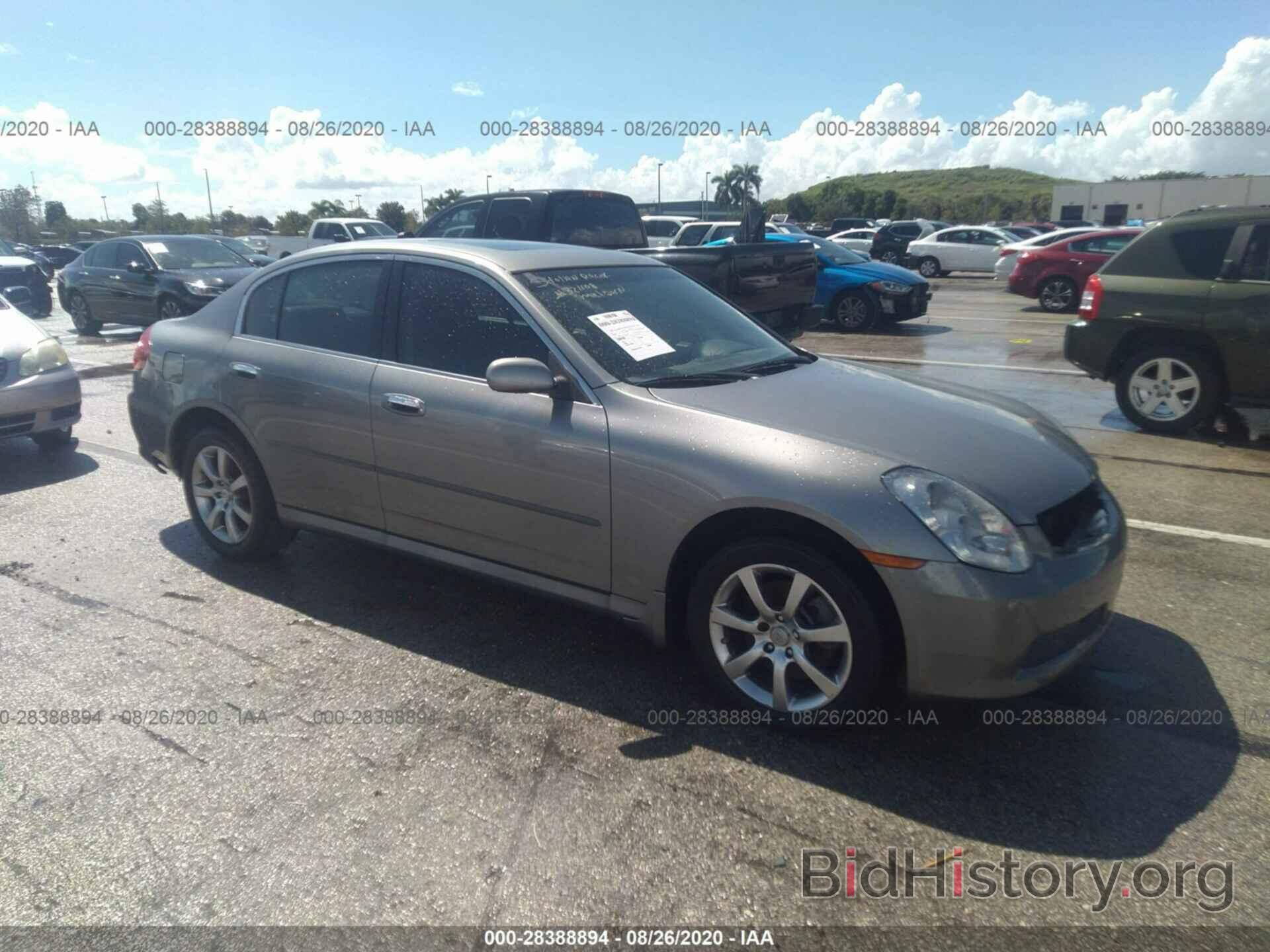 Photo JNKCV51F16M617857 - INFINITI G35 SEDAN 2006