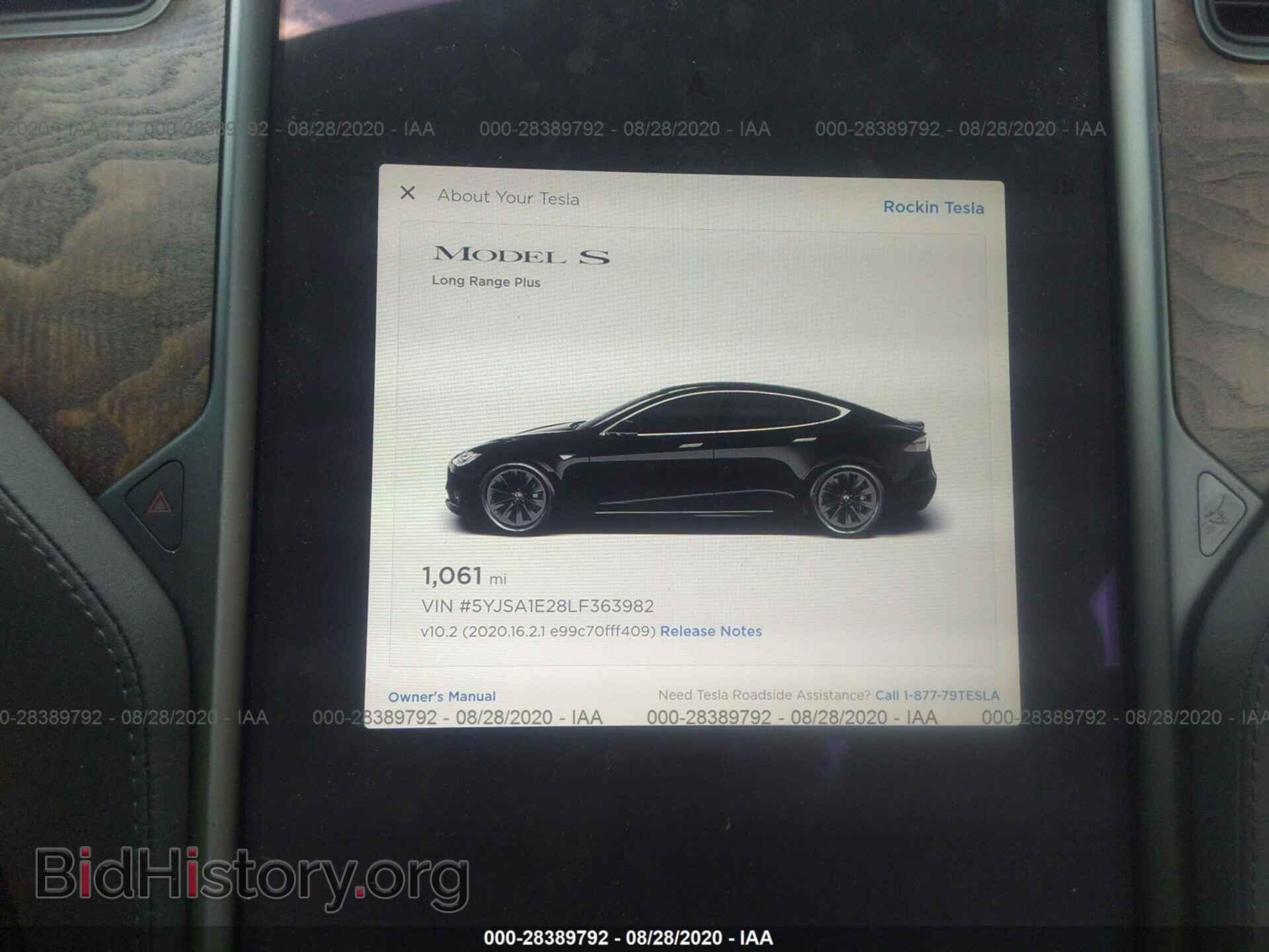 2020 TESLA MODEL S - VIN: 5YJSA1E28LF363982 - Photo 7