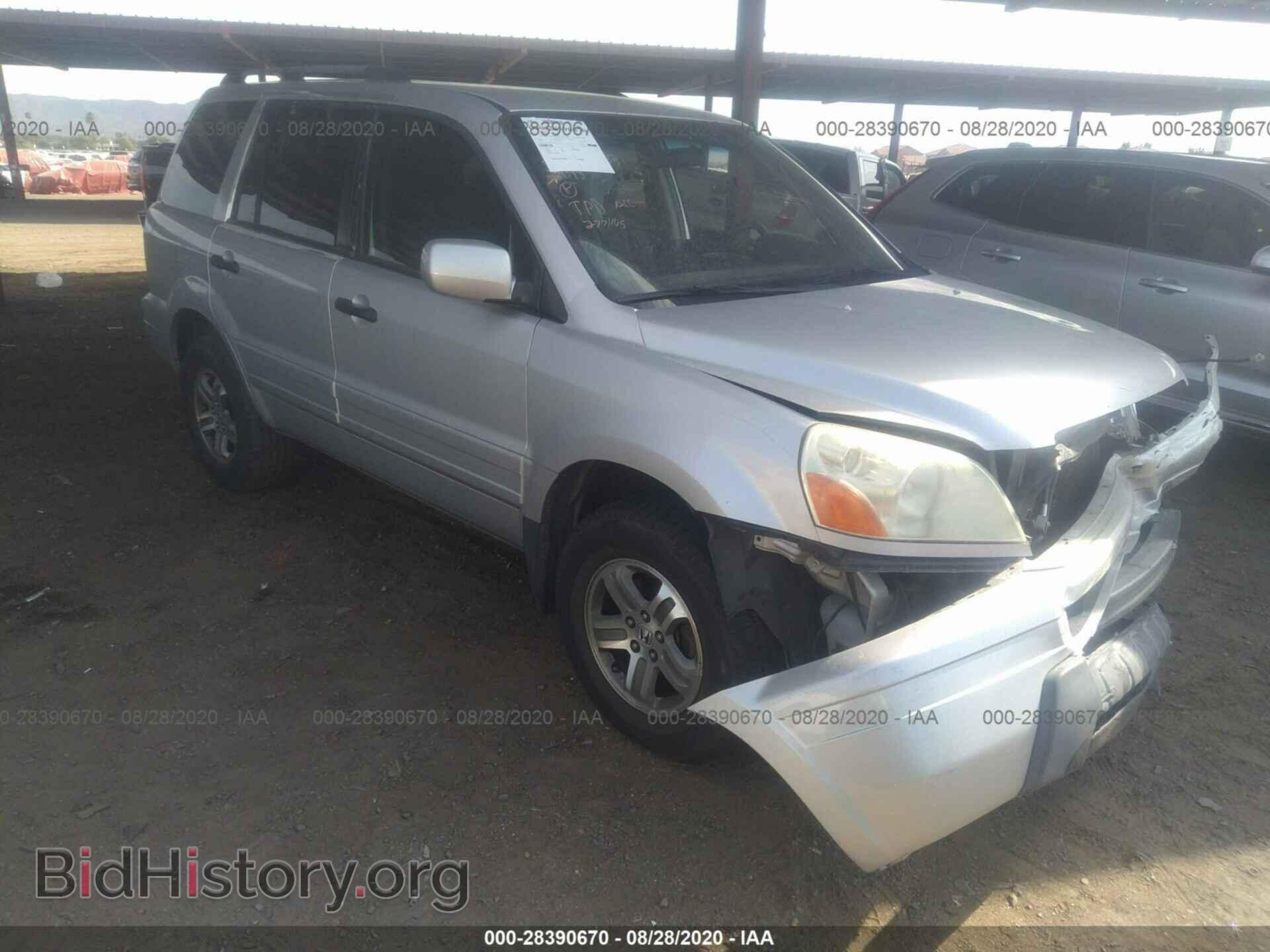 Фотография 5FNYF18405B028095 - HONDA PILOT 2005