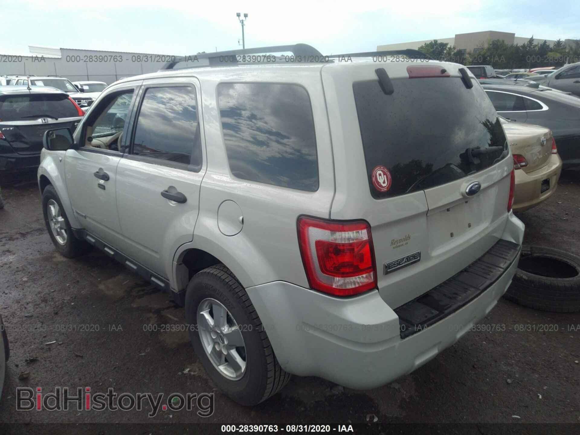 2008 FORD ESCAPE - VIN: 1FMCU03178KA24992 - Фото 3