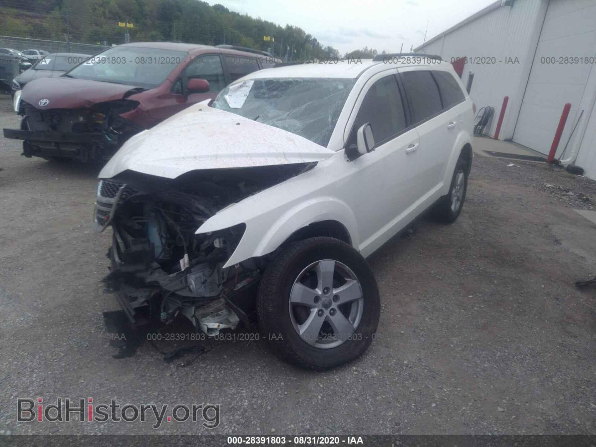 2011 DODGE JOURNEY - VIN: 3D4PH1FG7BT568093 - Фото 2