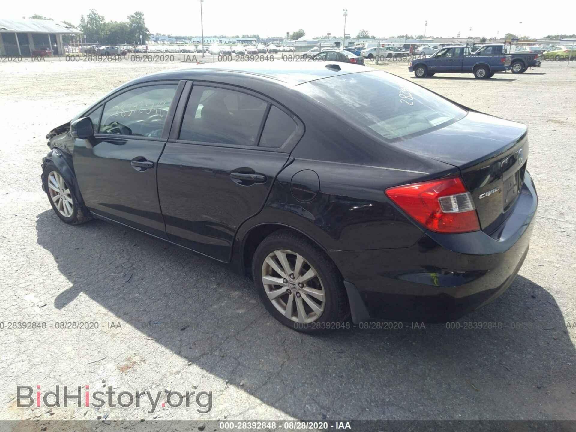 2012 HONDA CIVIC SDN - VIN: 19XFB2F82CE335575 - Фото 3