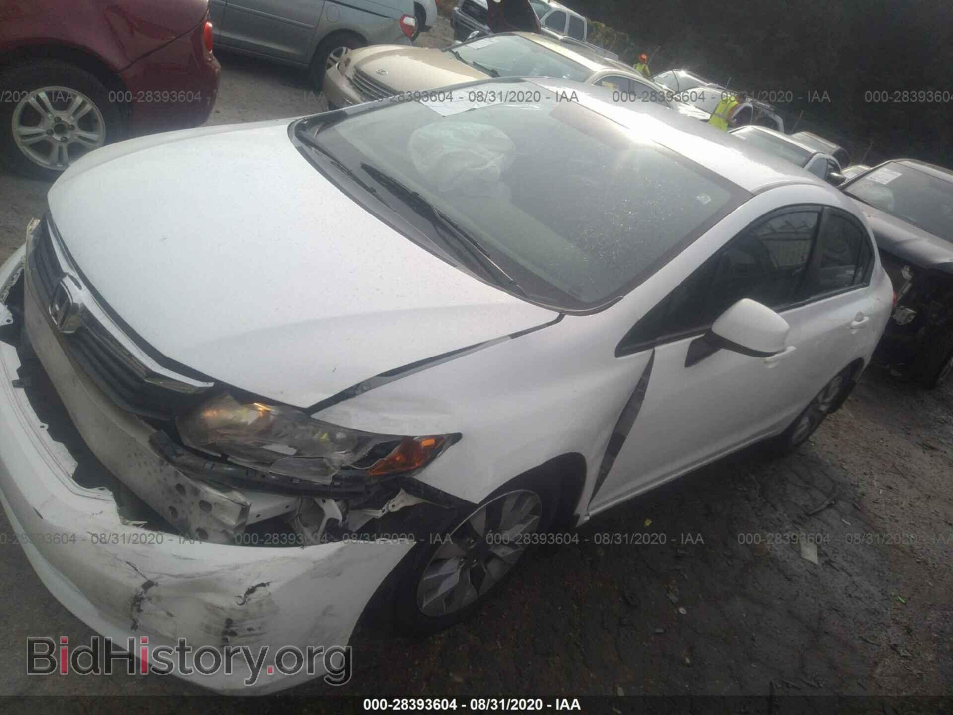 2012 HONDA CIVIC SDN - VIN: 19XFB2F58CE047601 - Фото 2