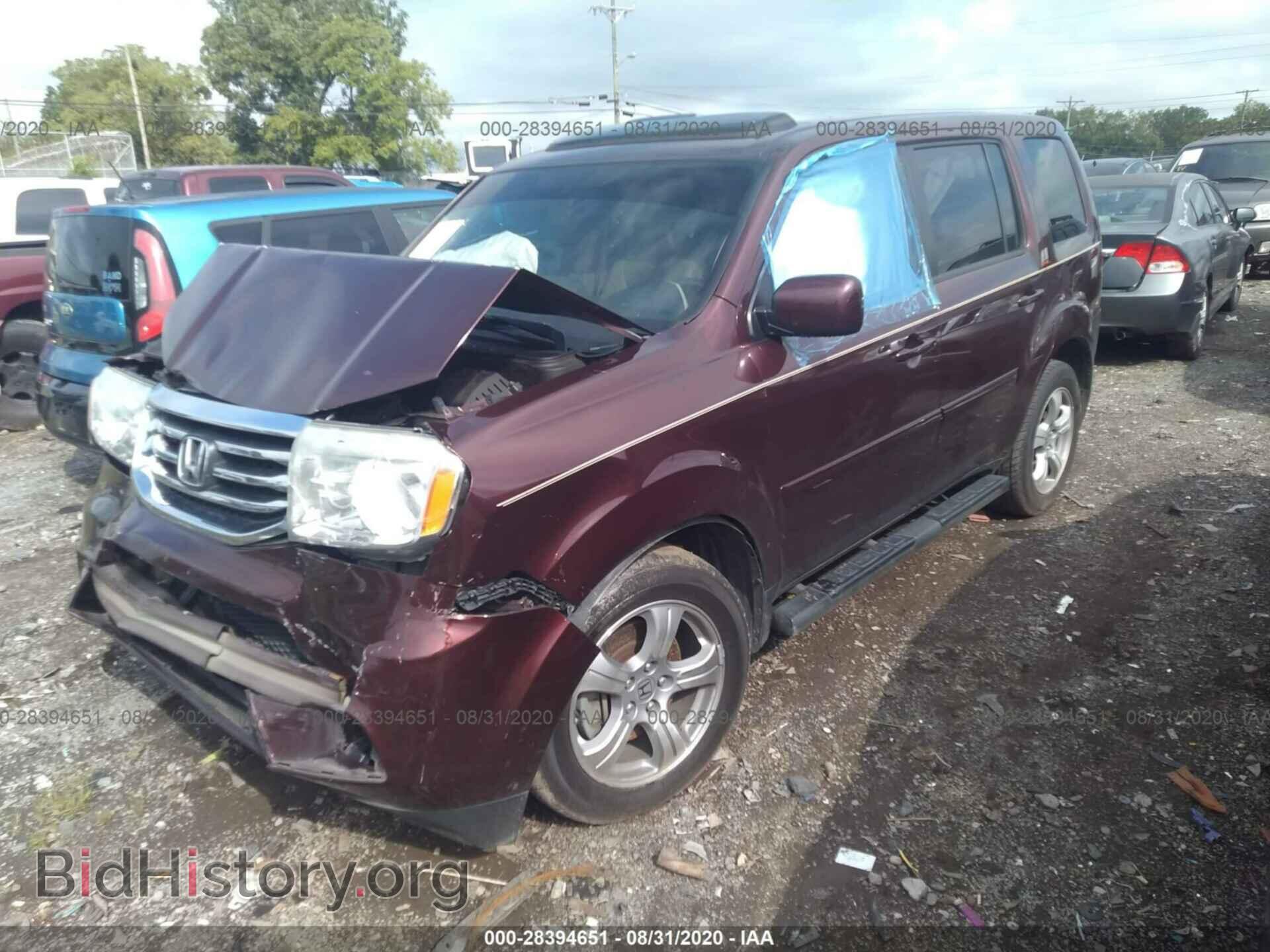 2012 HONDA PILOT - VIN: 5FNYF4H51CB034897 - Фото 2