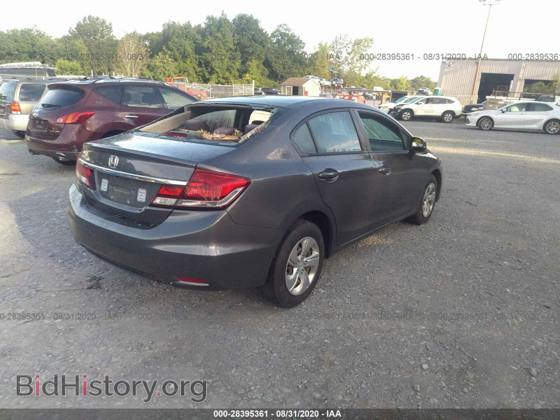 2013 HONDA CIVIC SDN - VIN: 2HGFB2F58DH525393 - Фото 4