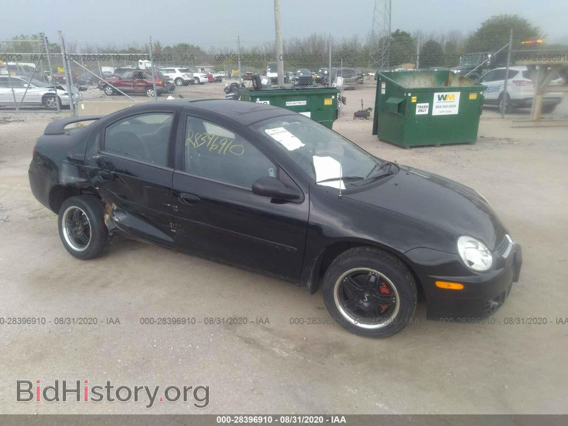 Фотография 1B3ES56C84D544325 - DODGE NEON 2004