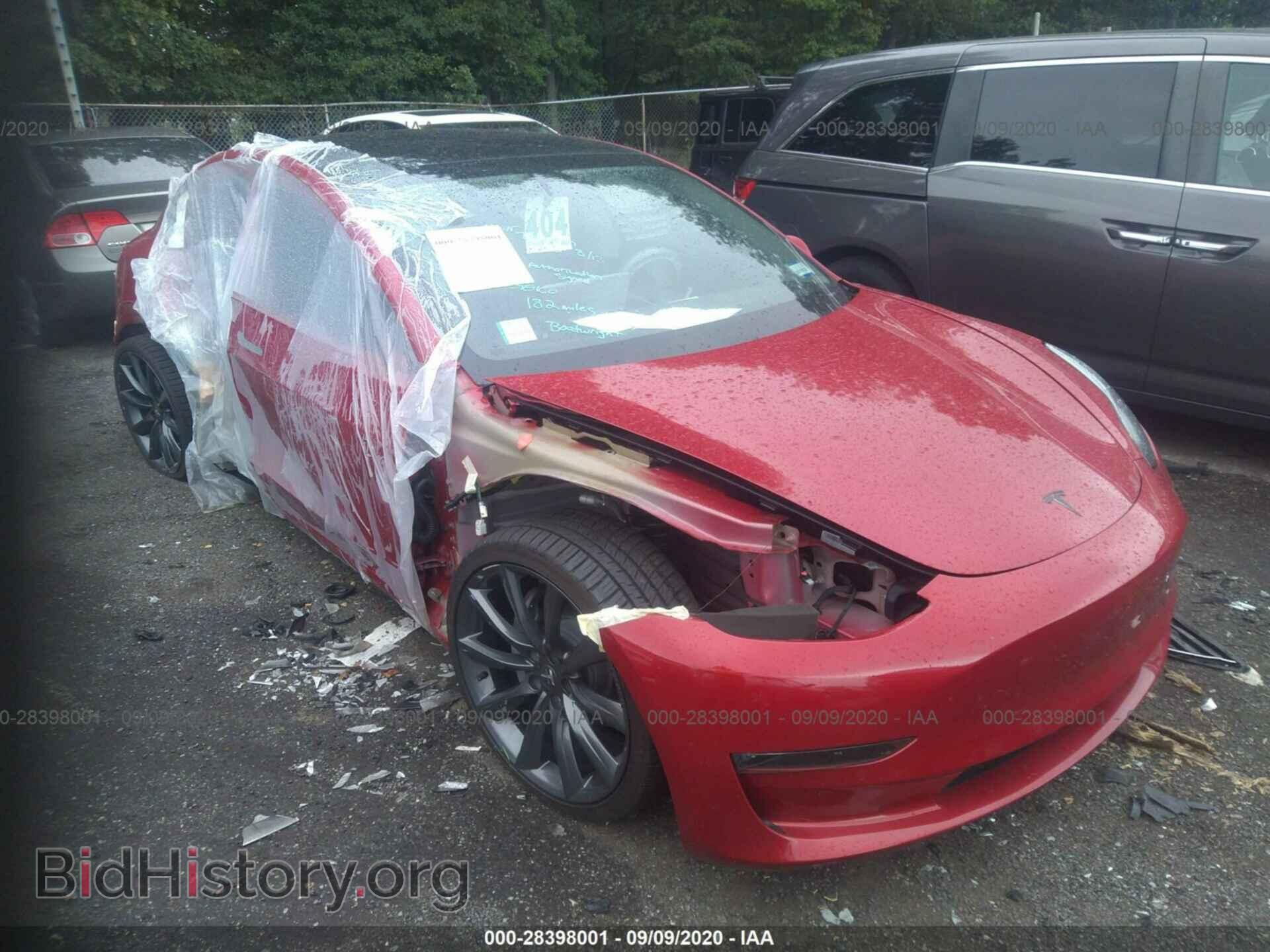 Photo 5YJ3E1EB6LF664274 - TESLA MODEL 3 2020