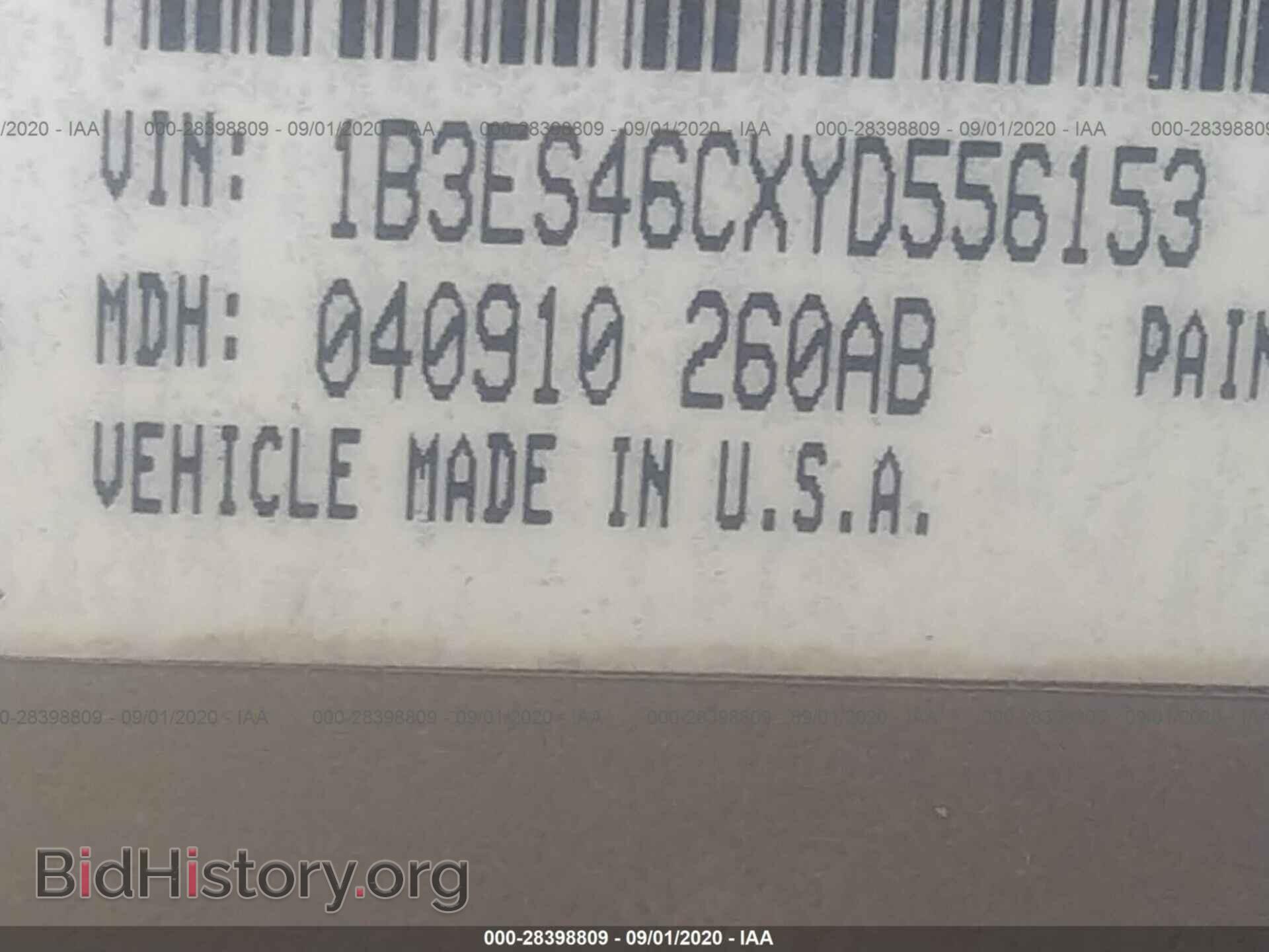 2000 DODGE NEON - VIN: 1B3ES46CXYD556153 - Фото 9