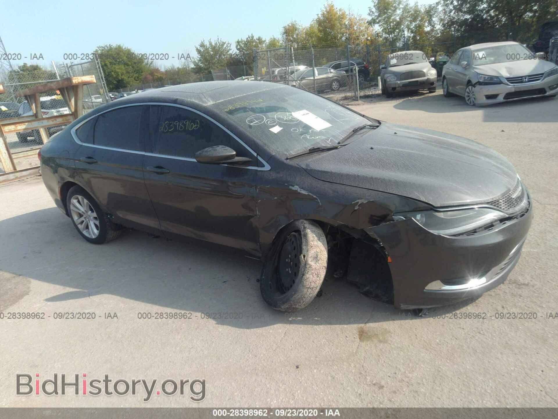 Фотография 1C3CCCAB5FN538490 - CHRYSLER 200 2015