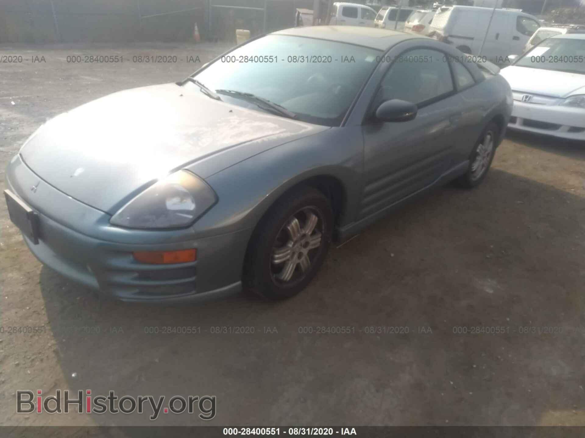 2001 MITSUBISHI ECLIPSE - VIN: 4A3AC84H61E151825 - Фото 2