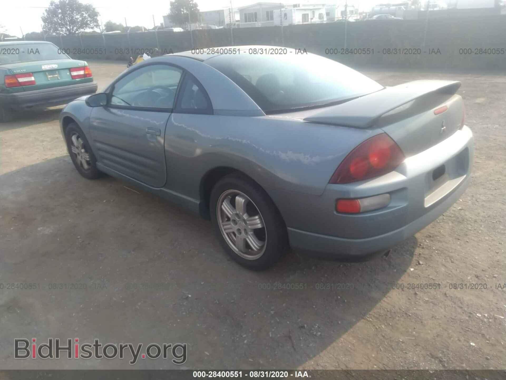 2001 MITSUBISHI ECLIPSE - VIN: 4A3AC84H61E151825 - Фото 3