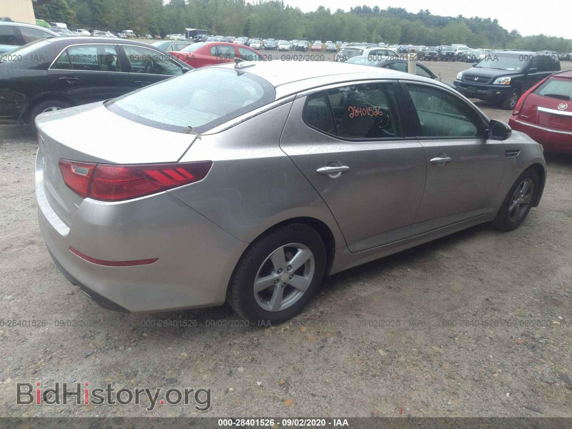 2015 KIA OPTIMA - VIN: KNAGM4A79F5535620 - Photo 4